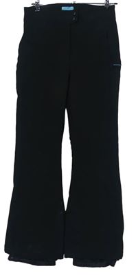 Dámské černé softshellové podšité funkční kalhoty Tchibo 