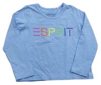 Světlemodré triko s logem Esprit
