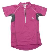Růžovo-šedé vzorované funkční sportovní tričko Dare 2B