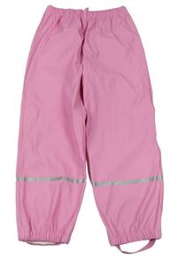 Růžové nepromokavé kalhoty 