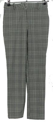 Dámské šedé kostkované kalhoty H&M