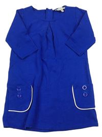 Námořnicky modrá šatová tunika s kapsami Bhs