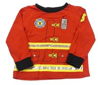 Červené triko - hasič zn. H&M
