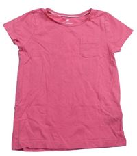 Růžové tričko s kapsou Lupilu