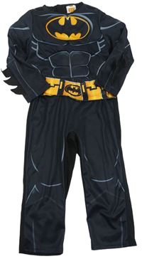 Kostým - Černo-tmavošedý overal - Batman