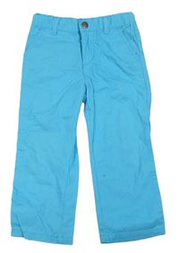 Modré plátěné kalhoty Topomini