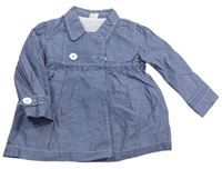 Modrý melírovaný šusťákový jarní kabátek zn. H&M