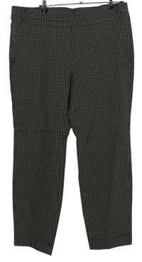 Dámské černo-šedé vzorované kalhoty C&A