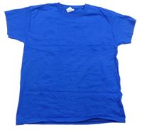 Cobaltově modré tričko FRUIT of the LOOM