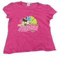 Růžové tričko s Minnie Disney