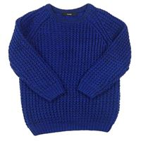 Modrý pletený svetr George