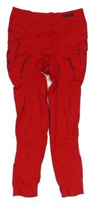 Červené capri funkční sportovní thermo spodní kalhoty JAKO