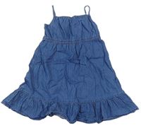 Modré lehké riflové letní šaty Matalan