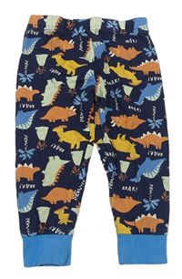 Tmavomodré pyžamové kalhoty s dinosaury zn. Mothercare