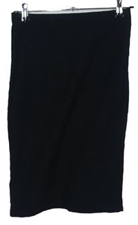 Dámská čenrá vzorovaná elastická sukně 