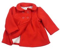 Červený fleecový kabát Jasper Conran