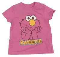 Růžové tričko - Sesame street