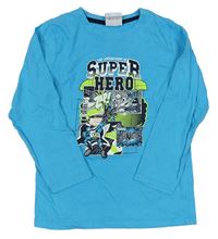 Azurové triko se Super Hero Topolino