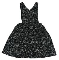 Černo-šedé vzorované šaty Nutmeg
