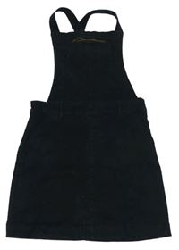 Černá chino riflová laclová sukně M&S