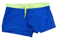 Pánské modro-zelené nohavičkové plavky Shamp 