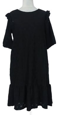 Dámské černé madeirové šaty F&F