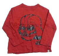 Červené triko s Darth Vaderem - Star Wars zn. GAP