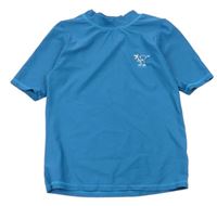 Modré UV tričko s dinosaurem TU 