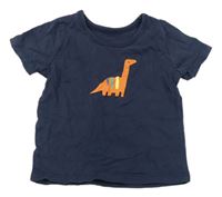 Tmavomodré tričko s dinosaurem George