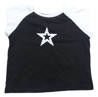 Černo-bílé tričko s hvězdou