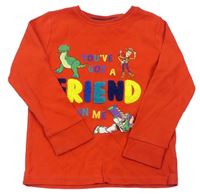 Červené pyžamové triko s Toy Story Next