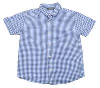 Modro-bílá kostkovaná košile Primark