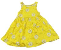 Žluté květované šaty Nutmeg