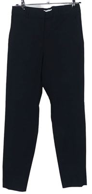 Dámské černé proužkované společenské kalhoty zn. H&M