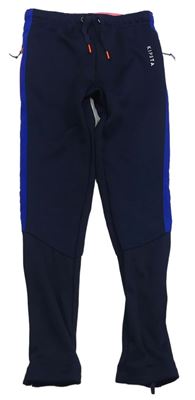 Tmavomodro-modré funkční sportovní kalhoty Decathlon
