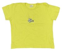 Žluté tričko se zvířátky TCM