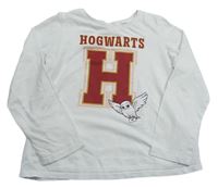 Bílé pyžamové triko s Hedvikou - Harry Potter 