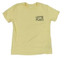Světležluté tričko s nápisem Primark