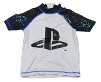 Bílo-černé UV tričko PlayStation George 