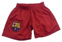 Tmavočervené fotbalové kraťasy - FC Barcelona