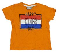 Oranžové tričko s nizozemskou vlajkou
