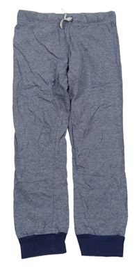 Tmavomodré melírované pyžamové kalhoty M&S