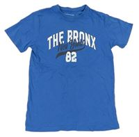 Modré tričko s nápisem Primark
