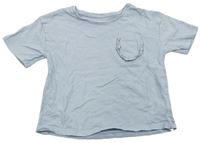 Světlemodré tričko s kapsičkou Primark