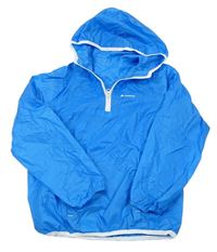 Modrá nepromokavá funkční bunda s kapucí Quechua