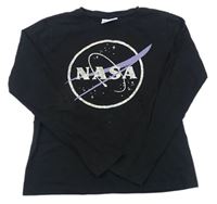 Černé triko NASA 