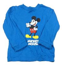 Modré triko s Mickey mousem George