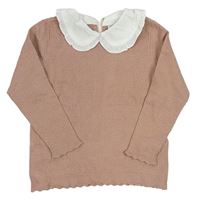 Pudrový svetr s límečkem Primark