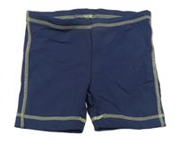 Tmavomodré nohavičkové plavky TCM