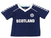 Tmavomodré sportovní tričko - Scotland 